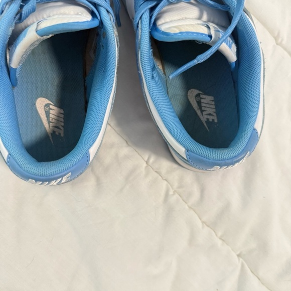 Nike Dunk Low Retro Size 7.5 White/University Blue Great Condition - Picture 4 of 5